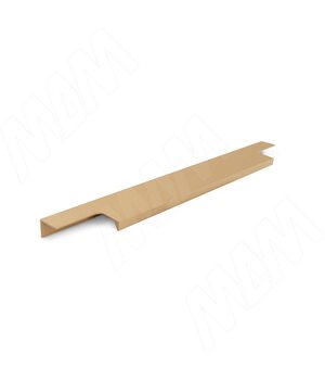 Профиль-ручка 296мм крепление саморезами золото матовое