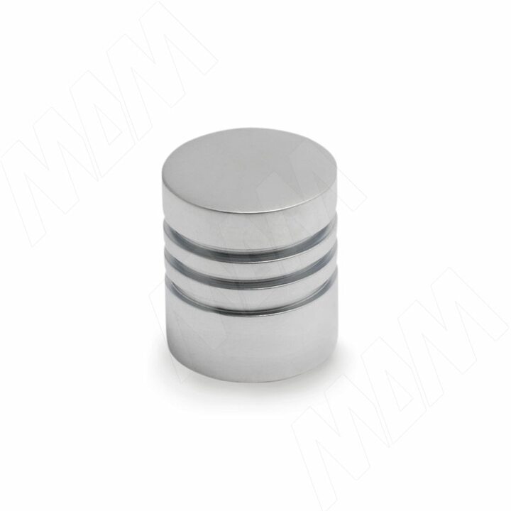 Ручка-кнопка D20мм хром матовый