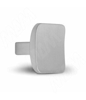 Ручка-кнопка хром матовый