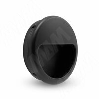 Ручка-раковина D51мм черный матовый