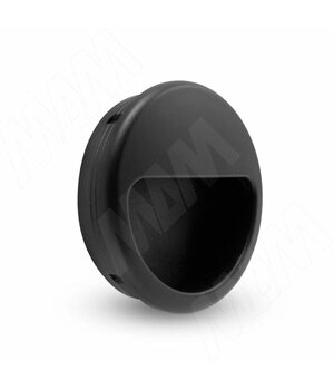 Ручка-раковина D51мм черный матовый