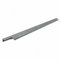 Профиль-ручка 496мм крепление саморезами графит