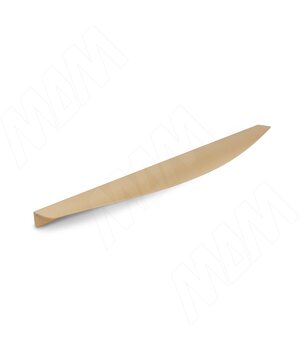 Профиль-ручка 396мм крепление саморезами золото матовое