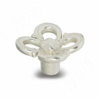 Ручка-кнопка серебро Венецианское