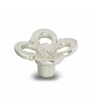 Ручка-кнопка серебро Венецианское