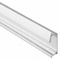 Профиль-ручка крепление саморезами алюминий матовый, L-3000мм