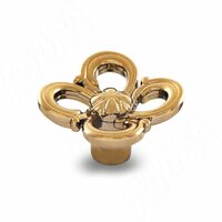 Ручка-кнопка золото темное