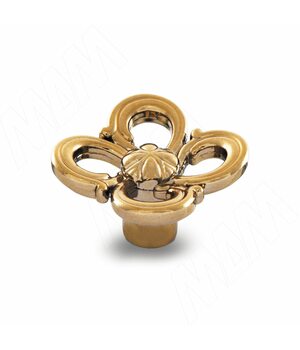 Ручка-кнопка золото темное