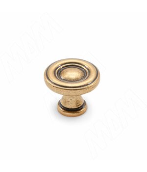 Ручка-кнопка D25мм бронза Орваль