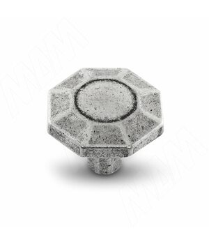 Ручка-кнопка серебро состаренное