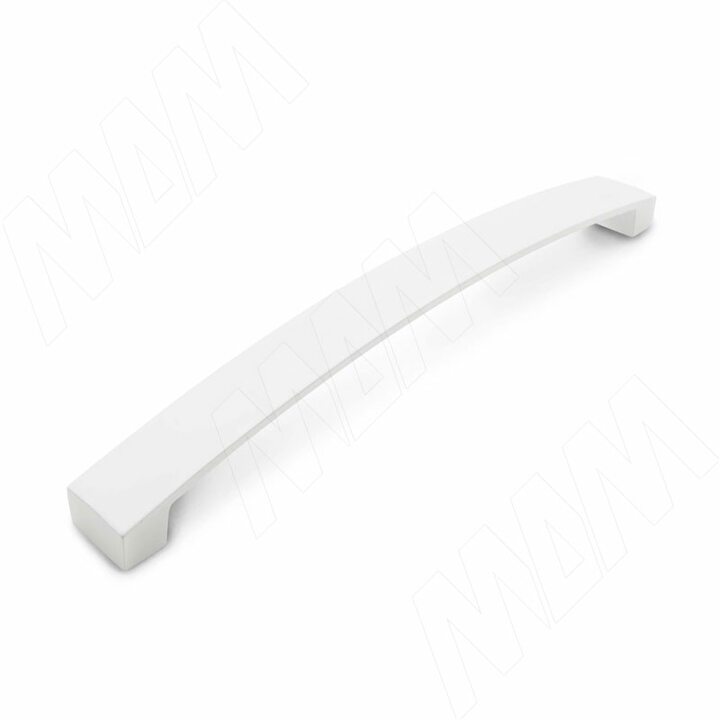 Ручка-скоба 192мм белый матовый