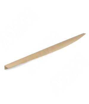 Профиль-ручка 896мм крепление саморезами золото матовое