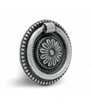 Ручка-капля серебро состаренное