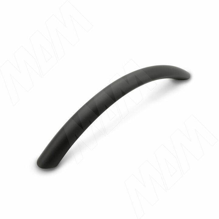 Ручка-скоба 128мм черный матовый