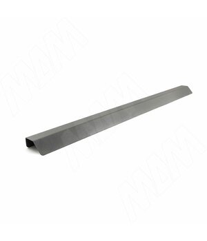 Профиль-ручка 596мм крепление саморезами графит