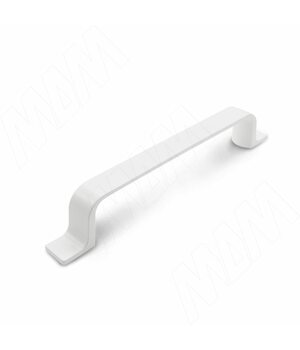 Ручка-скоба 128мм белый матовый