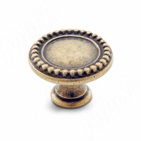 Ручка-кнопка D30мм бронза состаренная