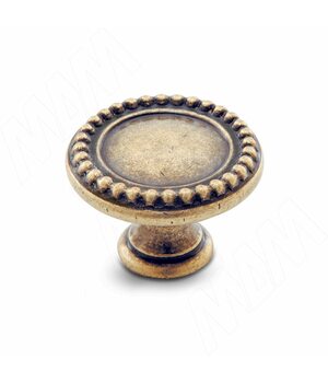 Ручка-кнопка D30мм бронза состаренная