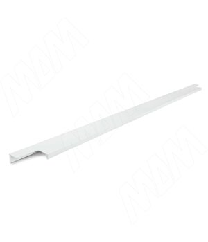 Профиль-ручка 896мм крепление саморезами белый матовый