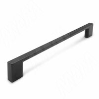 Ручка-скоба 192мм черный матовый