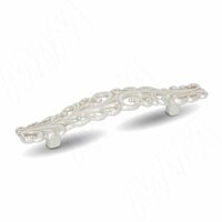 Ручка-скоба 96мм серебро Венецианское