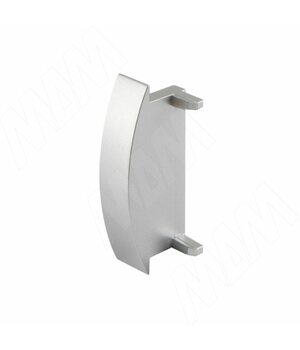 Торцевая заглушка для профиля PH.RU05 хром матовый (1шт)