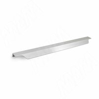 Профиль-ручка 400мм крепление саморезами нерж. сталь