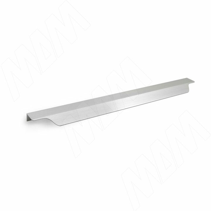 Профиль-ручка 400мм крепление саморезами нерж. сталь