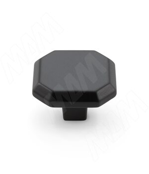 Ручка-кнопка черный матовый