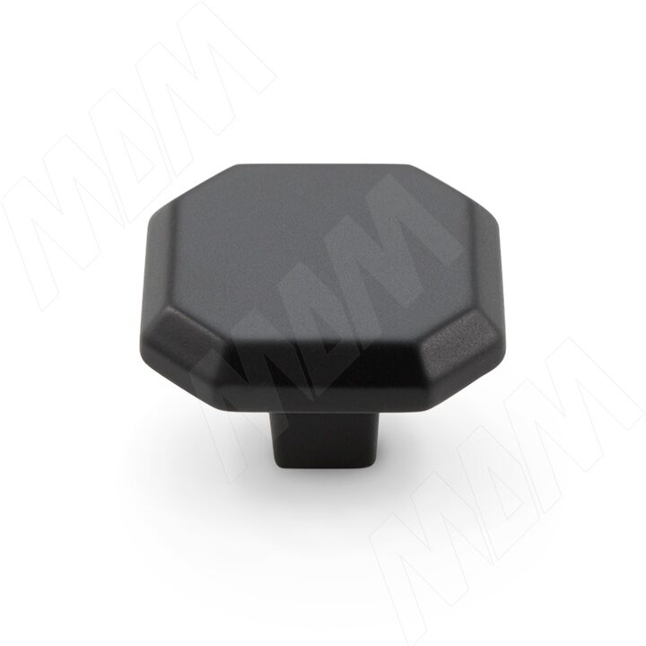 Ручка-кнопка черный матовый