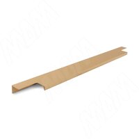 Профиль-ручка 396мм крепление саморезами золото матовое