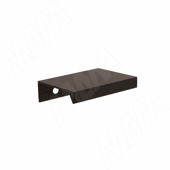 Профиль-ручка 32мм крепление саморезами коричневый матовый