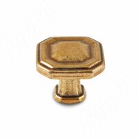 Ручка-кнопка бронза Орваль