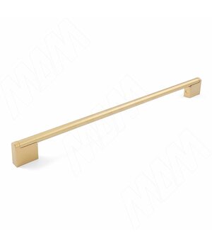 Ручка-рейлинг 320/352мм (L=366мм) золото матовое сатин