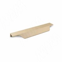 Профиль-ручка 200мм крепление саморезами золото матовое