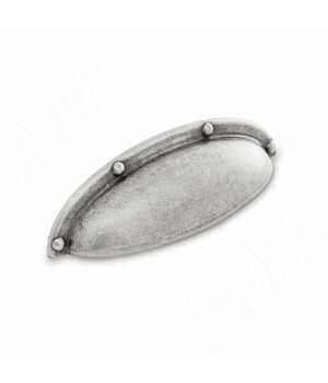 Ручка-раковина 64мм серебро состаренное