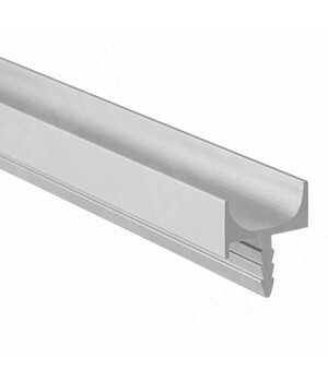 Профиль-ручка врезная для фасада 18мм, алюминий матовый, L-5500мм