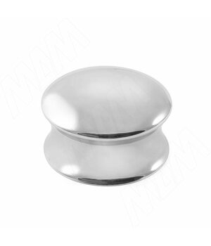 Ручка-кнопка D40мм хром