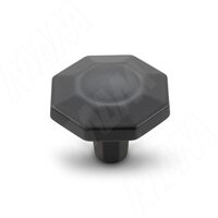 Ручка-кнопка черный матовый