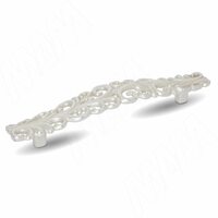 Ручка-скоба 128мм серебро Венецианское