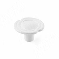 Ручка-кнопка D31мм белый матовый