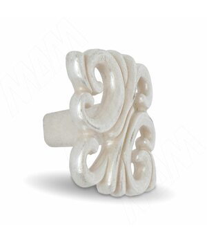 Ручка-кнопка серебро Венецианское