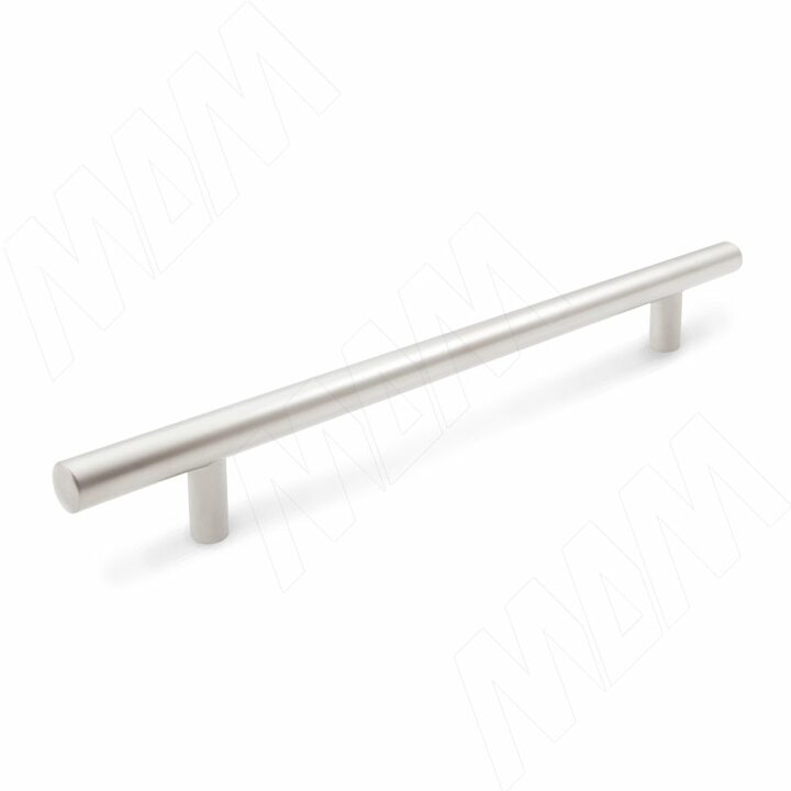 Ручка-рейлинг 192мм никель матовый