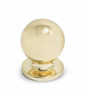 Ручка-кнопка D25мм золото