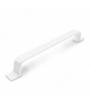 Ручка-скоба 160мм белый матовый