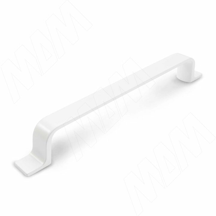 Ручка-скоба 160мм белый матовый