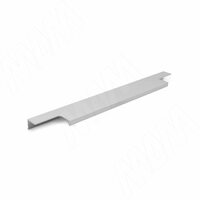 Профиль-ручка 296мм крепление саморезами алюминий матовый