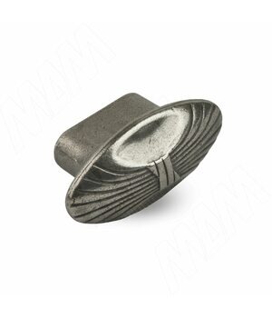 Ручка-кнопка серебро состаренное