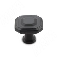 Ручка-кнопка черный матовый