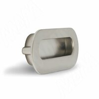 Ручка-раковина 96мм никель матовый